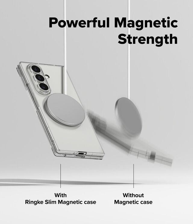 Захисний чохол Ringke Slim Magnetic для Samsung Galaxy Fold 7 - Clear: фото 7 з 23
