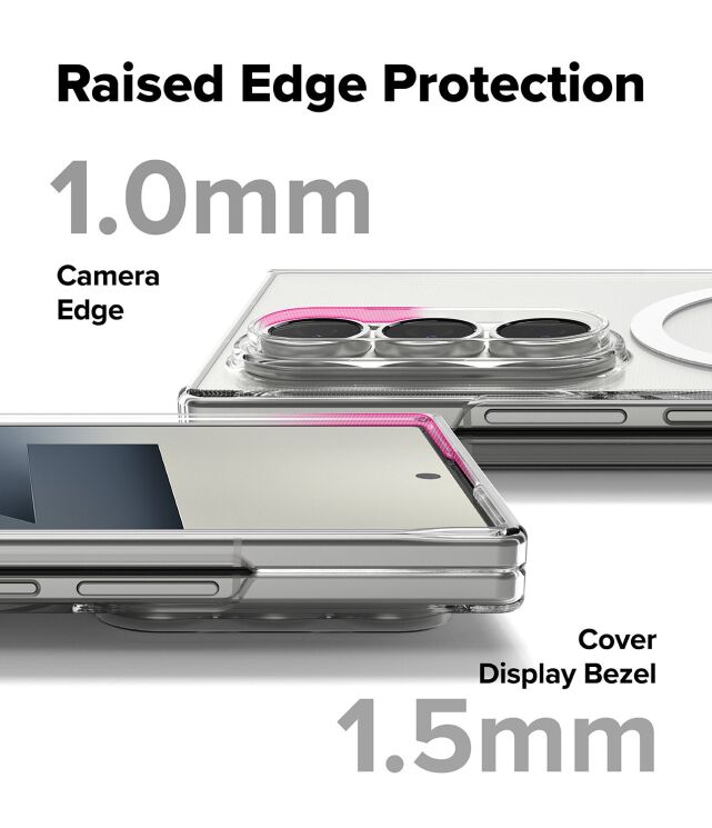 Захисний чохол Ringke Slim Magnetic для Samsung Galaxy Fold 7 - Clear: фото 11 з 23