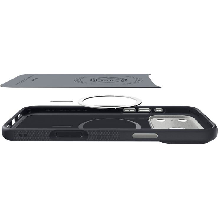 Защитный чехол Spigen Nano Pop (MagFit) для iPhone 17 Pro (ACS10328) - Black Sesame: фото 7 из 14