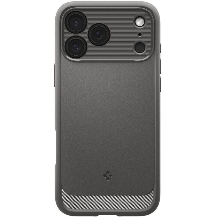 Захисний чохол Spigen Rugged Armor (MagFit) для iPhone 18 Pro (ACS12148) - Grey (440104H) Захисний чохол Spigen Rugged Armor (MagFit) для iPhone 18 Pro (ACS12148) - Grey: фото 3 з 10