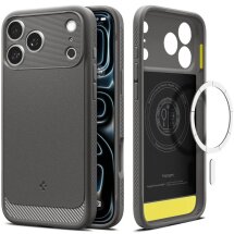 Захисний чохол Spigen Rugged Armor (MagFit) для iPhone 18 Pro (ACS12148) - Grey: фото 1 з 10