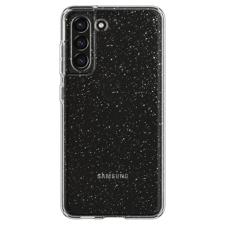 Защитный чехол Spigen (SGP) Liquid Crystal Glitter для Samsung Galaxy S21 FE (G990) - Crystal Quartz: фото 4 из 13