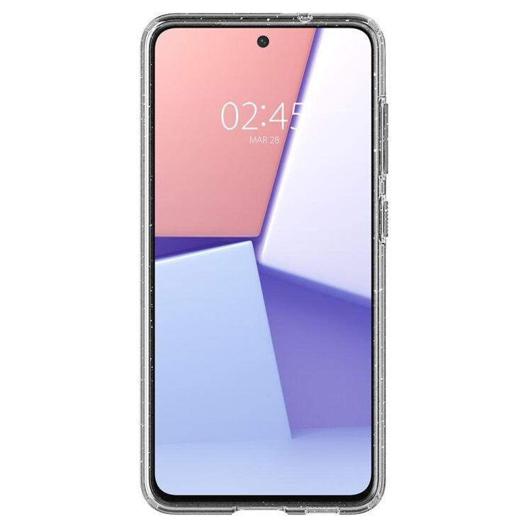 Защитный чехол Spigen (SGP) Liquid Crystal Glitter для Samsung Galaxy S21 FE (G990) - Crystal Quartz: фото 5 из 13