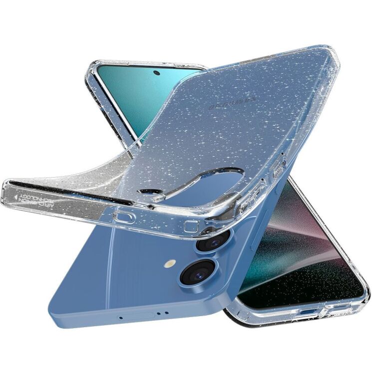 Защитный чехол Spigen (SGP) Liquid Crystal Glitter для Samsung Galaxy S25 Plus (S936) ACS08976 - Crystal Quartz: фото 4 из 15