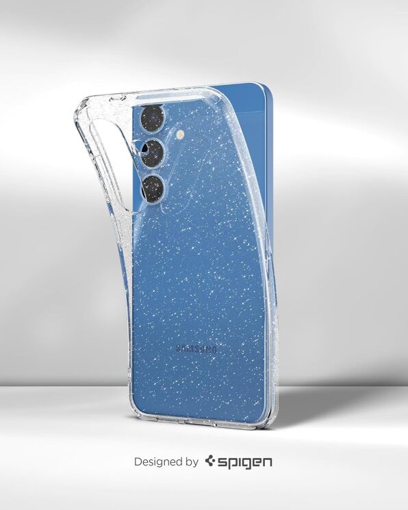 Защитный чехол Spigen (SGP) Liquid Crystal Glitter для Samsung Galaxy S25 Plus (S936) ACS08976 - Crystal Quartz: фото 15 из 15
