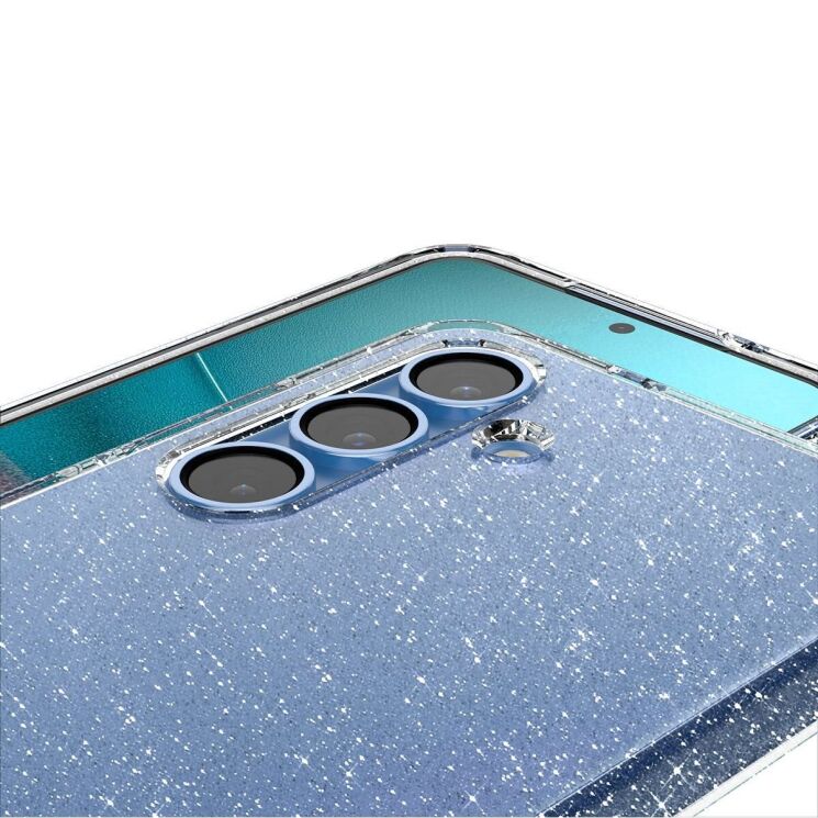 Защитный чехол Spigen (SGP) Liquid Crystal Glitter для Samsung Galaxy S25 Plus (S936) ACS08976 - Crystal Quartz: фото 6 из 15