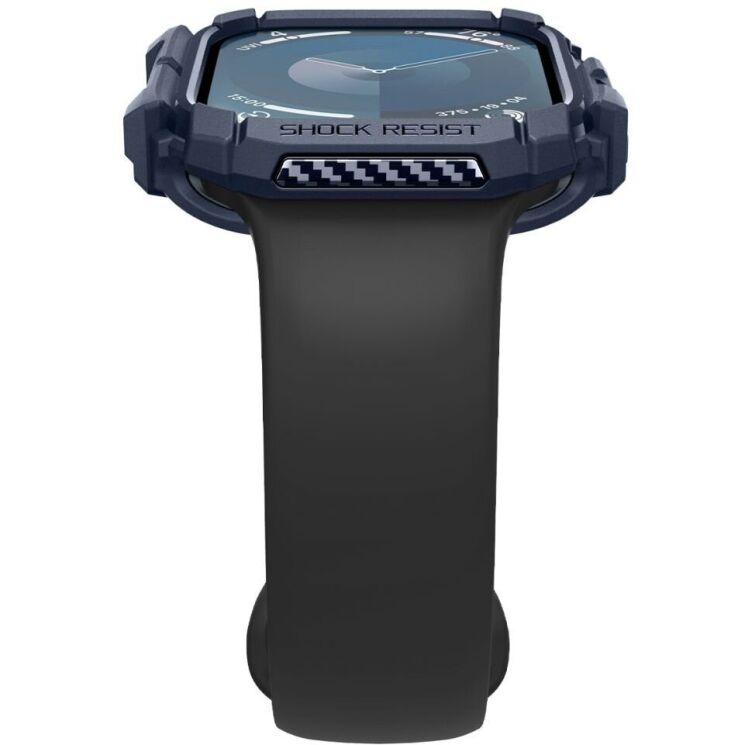 Защитный чехол Spigen (SGP) Rugged Armor (FW) для Apple Watch 10 46 mm (ACS08599) - Navy Blue: фото 6 из 14