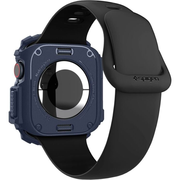Защитный чехол Spigen (SGP) Rugged Armor (FW) для Apple Watch 10 46 mm (ACS08599) - Navy Blue: фото 5 из 14