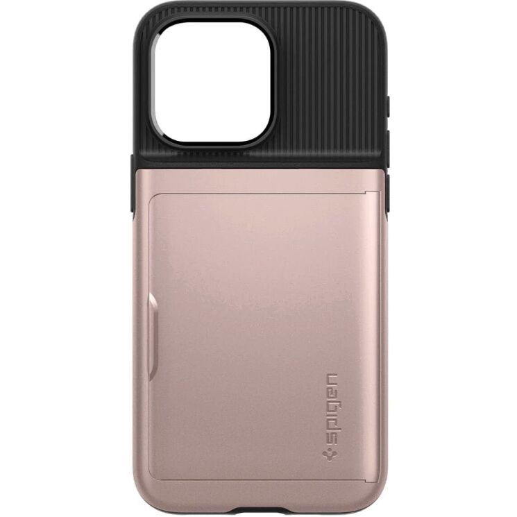 Защитный чехол Spigen (SGP) Slim Armor CS для Apple iPhone 15 Pro - Rose Gold: фото 9 из 18