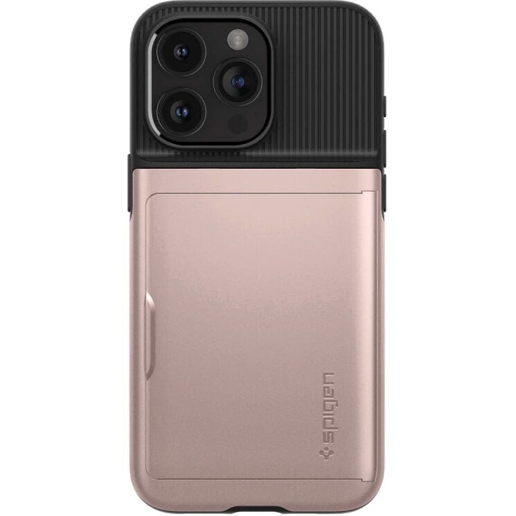 Защитный чехол Spigen (SGP) Slim Armor CS для Apple iPhone 15 Pro - Rose Gold: фото 3 из 18