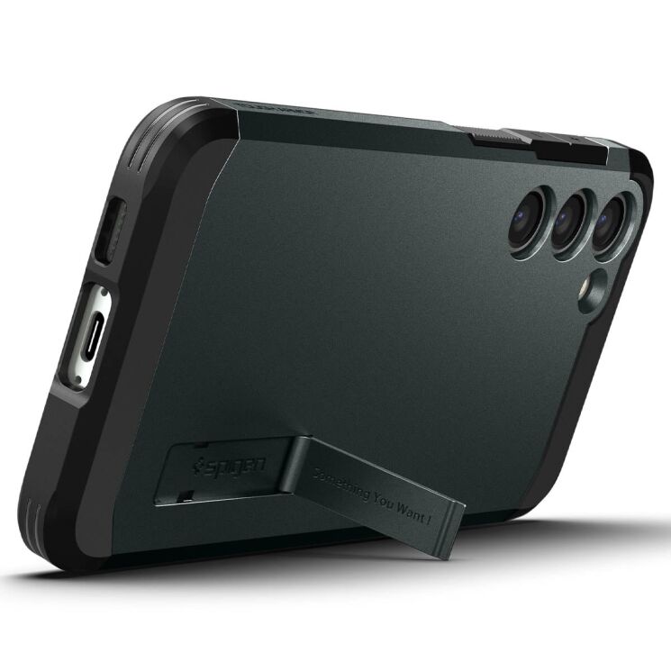 Захисний чохол Spigen (SGP) Tough Armor для Samsung Galaxy S23 (S911) - Abyss Green: фото 4 з 20