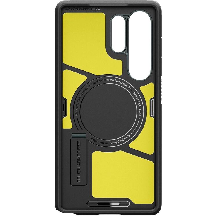 Защитный чехол Spigen (SGP) Tough Armor (MagFit) для Samsung Galaxy S25 Ultra (S938) ACS08966 - Abyss Green: фото 7 из 17