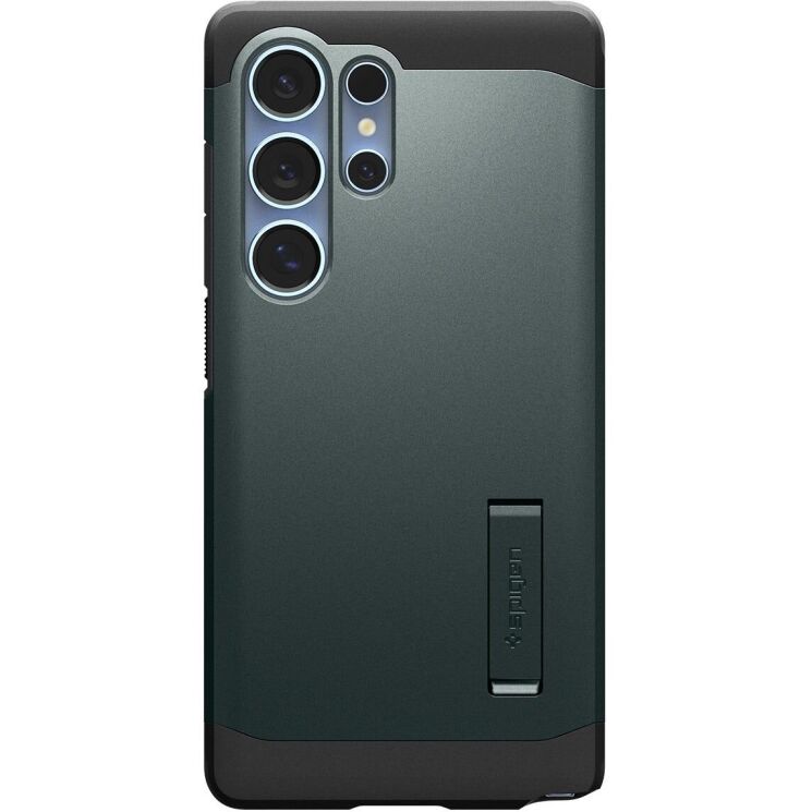Защитный чехол Spigen (SGP) Tough Armor (MagFit) для Samsung Galaxy S25 Ultra (S938) ACS08966 - Abyss Green: фото 2 из 17
