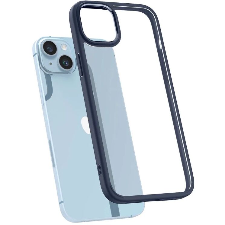 Защитный чехол Spigen (SGP) Ultra Hybrid для Apple iPhone 14 Plus (ACS04899) - Navy Blue: фото 4 из 13