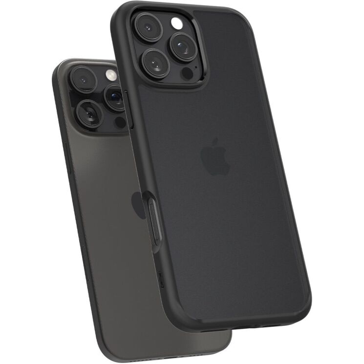Захисний чохол Spigen (SGP) Ultra Hybrid для Apple iPhone 16 Pro Max - Frost Black: фото 4 з 12