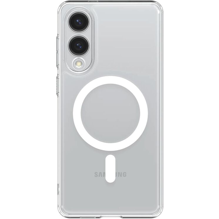 Захисний чохол Spigen (SGP) Ultra Hybrid (MagFit) для Samsung Galaxy S25 Edge (S937) ACS09418 - Clear / White: фото 2 з 13