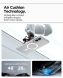 Захисний чохол Spigen (SGP) Ultra Hybrid (MagFit) для Samsung Galaxy S25 Edge (S937) ACS09418 - Clear / White (377589W). Фото 9 з 13