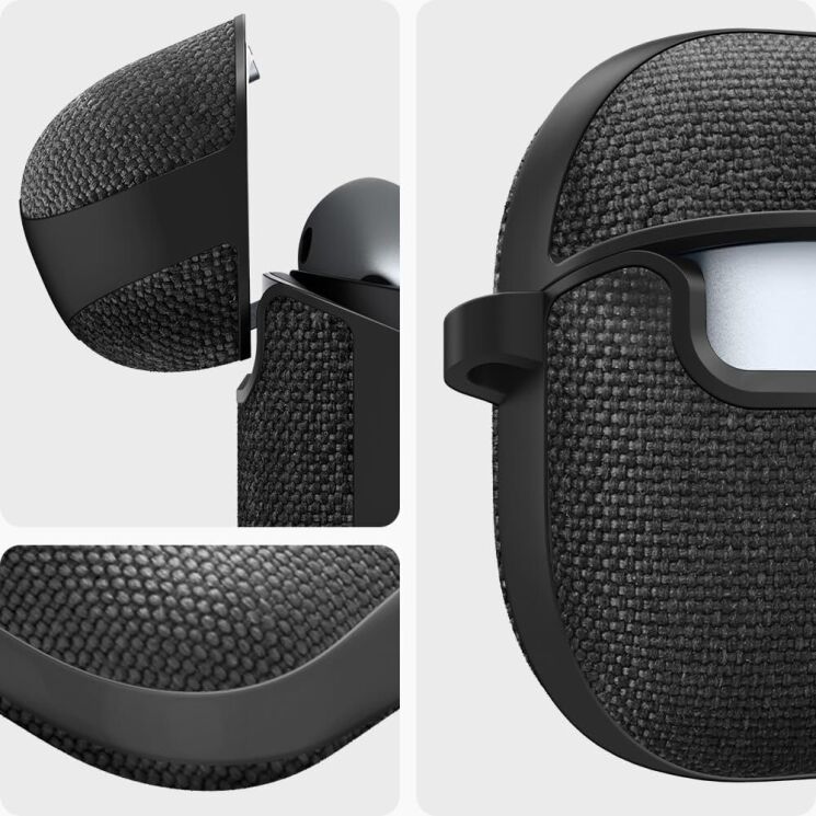Захисний чохол Spigen (SGP) Urban Fit (FH) для Samsung Galaxy Buds 3 / Buds 3 Pro (ACS08333) - Black: фото 12 з 15