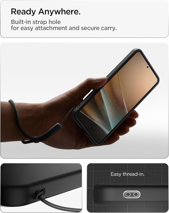 Защитный чехол Spigen Thin Fit (MagFit) для Samsung Galaxy S26 (S942) ACS11396 - Black: фото 14 из 14