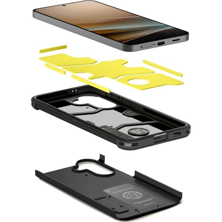 Защитный чехол Spigen Tough Armor для Samsung Galaxy A57 (A576) ACS11125 - Black: фото 6 из 15