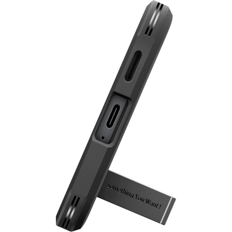 Защитный чехол Spigen Tough Armor для Samsung Galaxy A57 (A576) ACS11125 - Black: фото 7 из 15