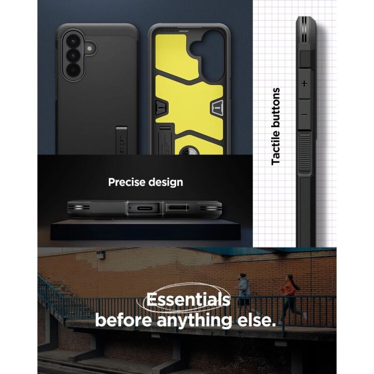 Защитный чехол Spigen Tough Armor для Samsung Galaxy A57 (A576) ACS11125 - Black: фото 15 из 15