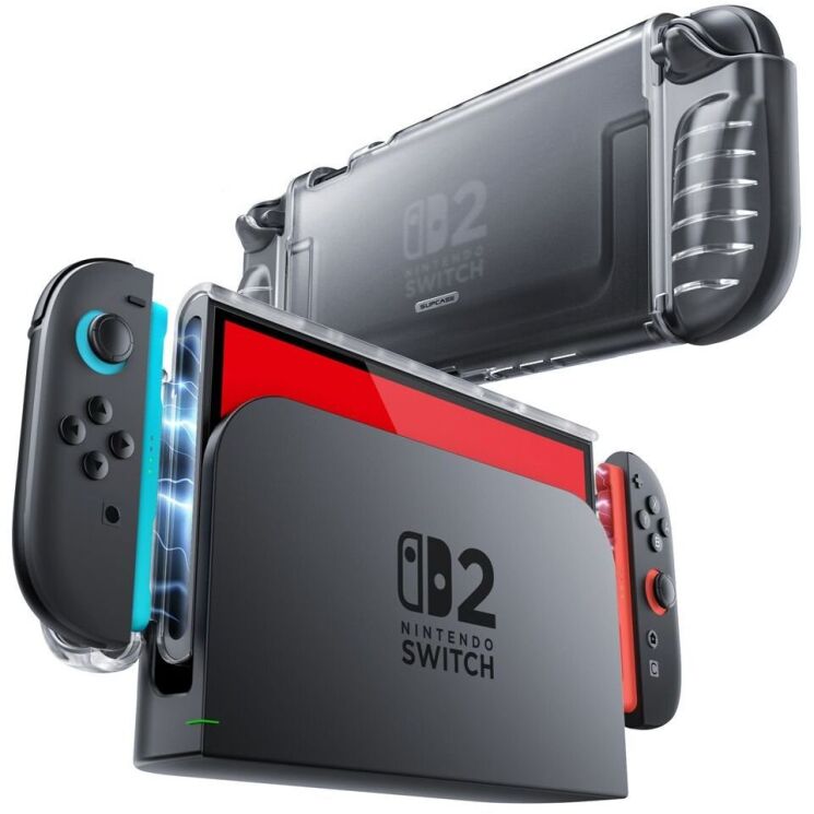 Захисний чохол Supcase Crystal Case для Nintendo Switch 2 (843439157408) - Clear: фото 2 з 8