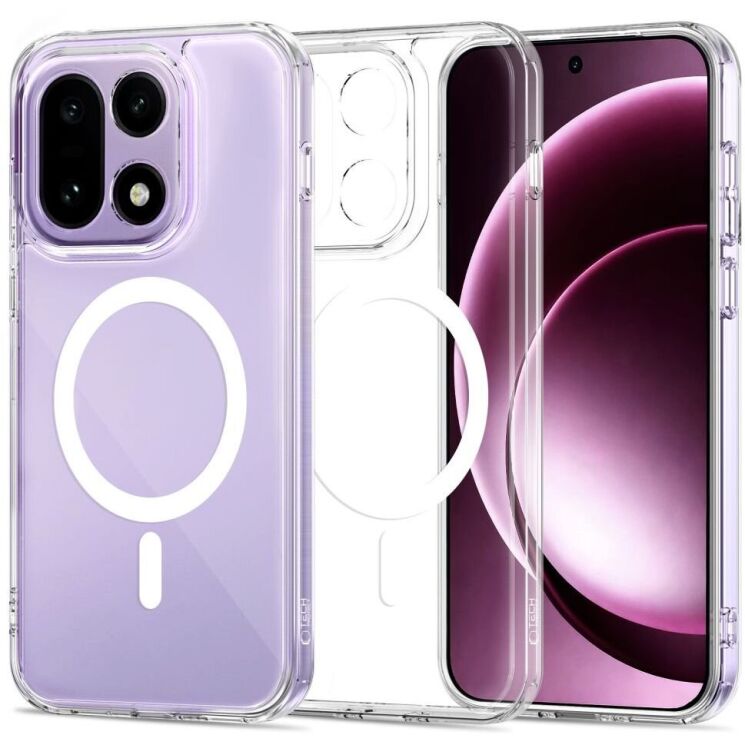 Защитный чехол Tech-Protect FlexAir Hybrid MagSafe для OnePlus 15 - Clear: фото 1 из 5