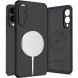 Защитный чехол Tech-Protect Liquid Silicone MagSafe для Samsung Galaxy S25 Edge (S937) - Black (377593B). Фото 1 из 4