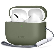 Защитный чехол Tech-Protect Silicone Case для AirPods Pro 3 - Olive Green: фото 1 из 7