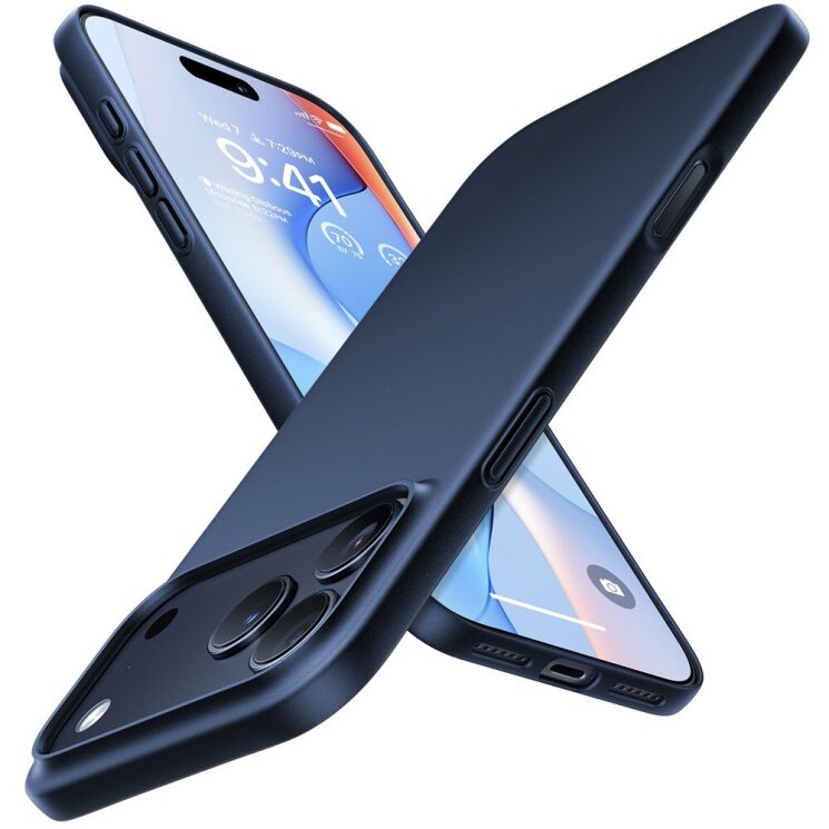 Захисний чохол TORRAS Slim Fit MagSafe для Apple iPhone 17 Pro - Dark Blue: фото 1 з 7
