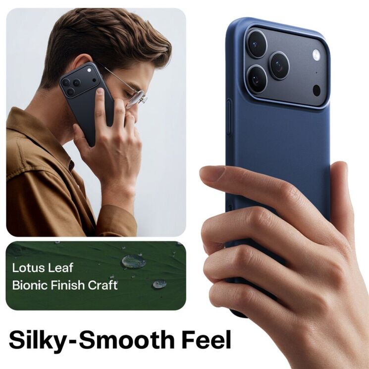 Захисний чохол TORRAS Slimfit (with MagSafe) для Apple iPhone 18 Pro Max - Navy Blue: фото 5 з 8