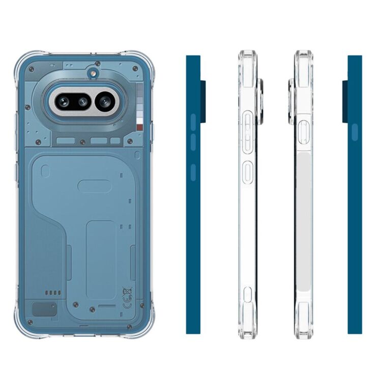 Захисний чохол UniCase AirBag Flow для Nothing Phone (4a) - Transparent (411301T) Захисний чохол UniCase AirBag Flow для Nothing Phone (4a) - Transparent: фото 5 з 5
