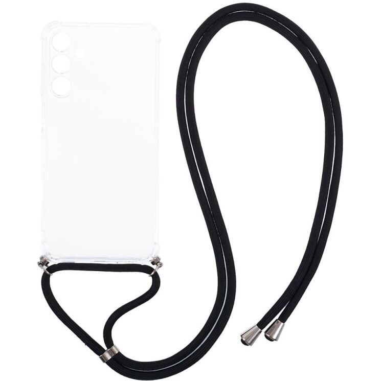 Защитный чехол UniCase AirBag with Strap для Samsung Galaxy A15 (A155) - Transparent: фото 1 из 7