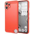 Силиконовый (TPU) чехол UniCase Carbon для Nothing CMF Phone 2 Pro - Red (386510R)