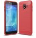 Защитный чехол UniCase Carbon для Samsung Galaxy J4 2018 (J400) - Red (149609R). Фото 1 из 8