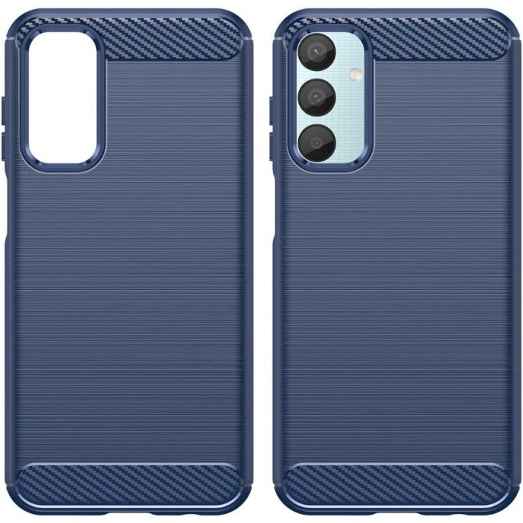 Защитный чехол UniCase Carbon для Samsung Galaxy M15 (M156) - Blue: фото 2 из 8