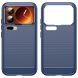 Силиконовый (TPU) чехол UniCase Carbon для Xiaomi 17 Pro - Blue (390724L). Фото 2 из 8