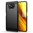 Защитный чехол UniCase Carbon для Xiaomi Poco X3 / Poco X3 Pro - Black (281420B)