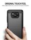 Защитный чехол UniCase Carbon для Xiaomi Poco X3 / Poco X3 Pro - Black (281420B). Фото 5 из 8