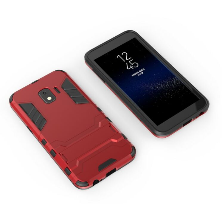 Защитный чехол UniCase Hybrid для Samsung Galaxy J2 Core (J260) - Red: фото 3 из 5