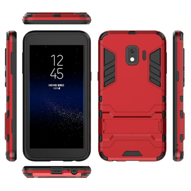 Защитный чехол UniCase Hybrid для Samsung Galaxy J2 Core (J260) - Red: фото 4 из 5