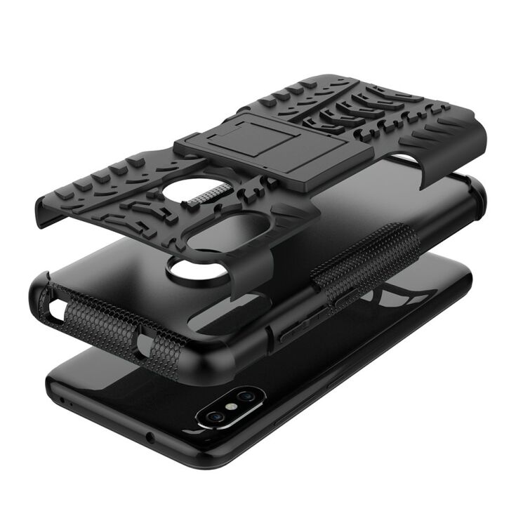 Противоударный чехол UniCase Hybrid X для Xiaomi Redmi 6 Pro / Mi A2 Lite - Black: фото 6 из 14