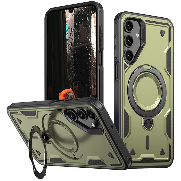 Защитный чехол UniCase Lander Armor для Samsung Galaxy A16 (A165) - Olive Green: фото 1 из 6