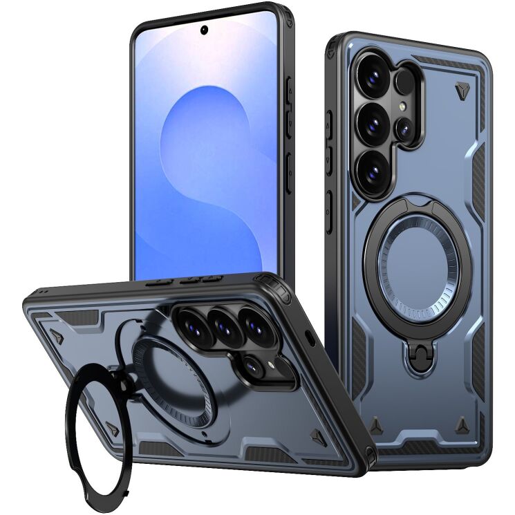 Захисний чохол UniCase Lander Armor для Samsung Galaxy S26 Ultra (S948) - Blue: фото 1 з 6