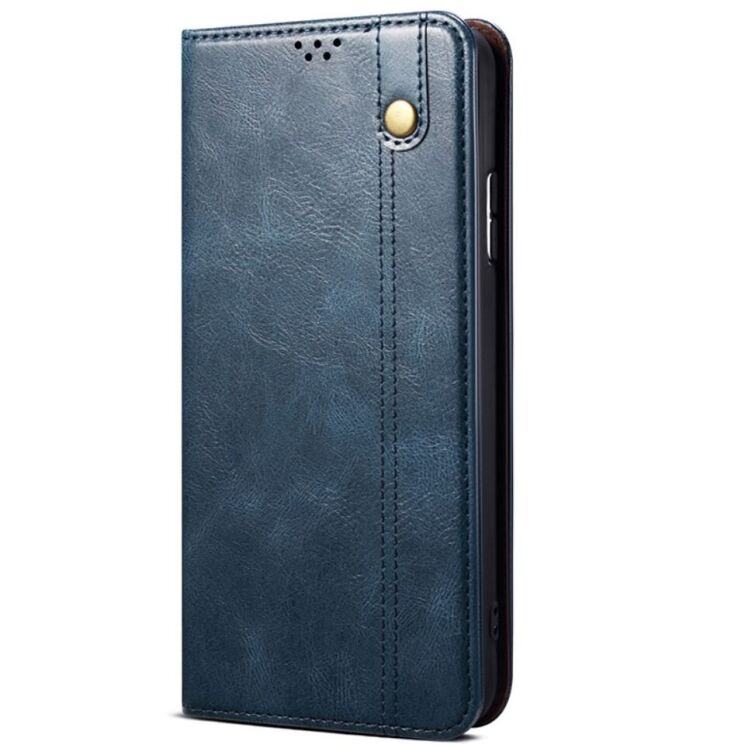 Захисний чохол UniCase Leather Wallet для Apple iPhone 15 - Blue: фото 4 з 9