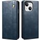 Захисний чохол UniCase Leather Wallet для Apple iPhone 15 - Blue (371521L). Фото 1 з 9