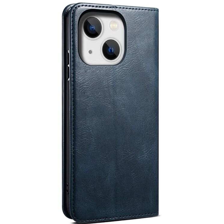Захисний чохол UniCase Leather Wallet для Apple iPhone 15 - Blue: фото 5 з 9