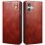 Защитный чехол UniCase Leather Wallet для Apple iPhone 16 Plus - Brown: фото 1 из 10