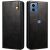 Защитный чехол UniCase Leather Wallet для Motorola Moto G24 / G04 / G04s / E14 - Black: фото 1 из 9